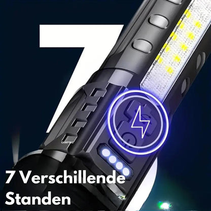 TacticalBeam™ Oplaadbare Militaire Zaklamp – 5000 Lumen LED
