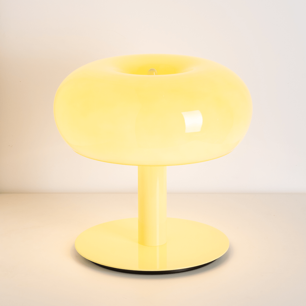 LED Tafellamp Dimbaar Metaal en Glas Paddenstoel Design