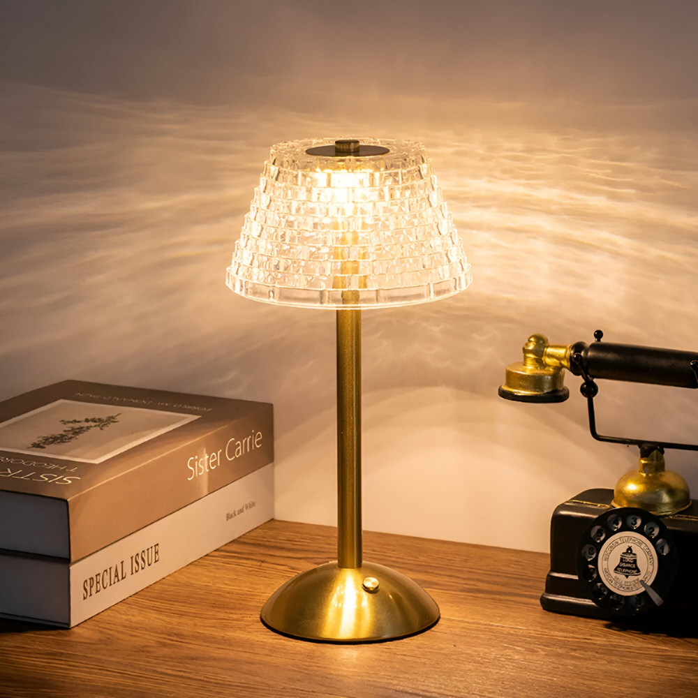 Tafellamp Draadloos Metalen Vintage Stijl Sfeerlamp