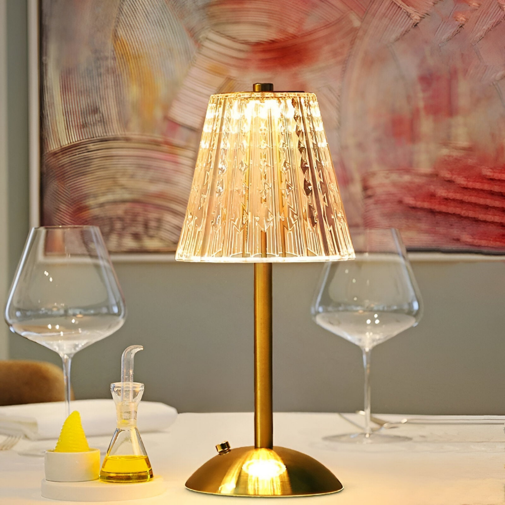 Tafellamp Draadloos Metalen Vintage Stijl Sfeerlamp