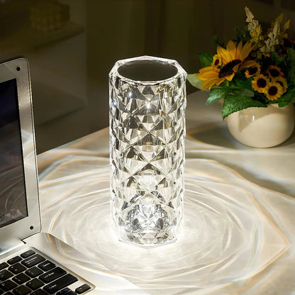 Tafellamp Dimbaar RGB Kristal Design Moderne Acryl - Velinix
