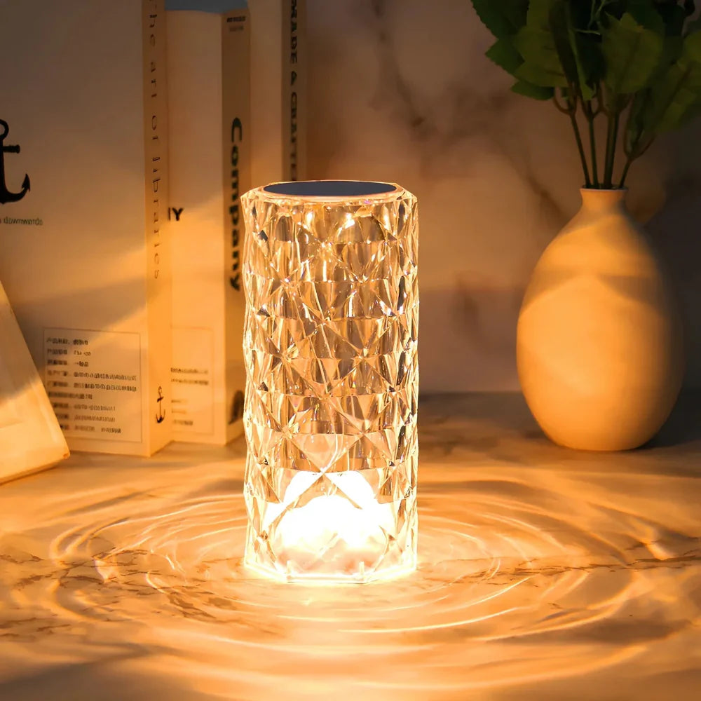 Tafellamp Dimbaar RGB Kristal Design Moderne Acryl