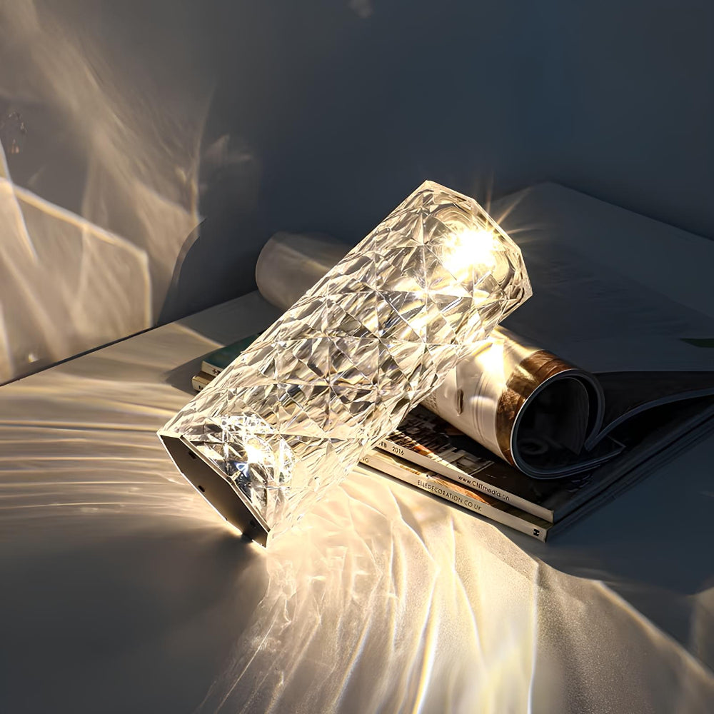 Tafellamp Dimbaar RGB Kristal Design Moderne Acryl