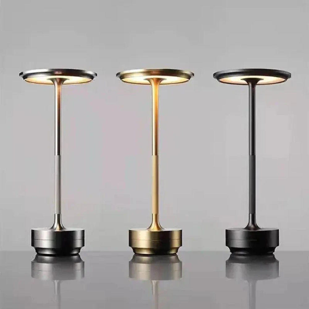 Tafellamp LED Dimbaar Draadloos Waterdicht Aluminium