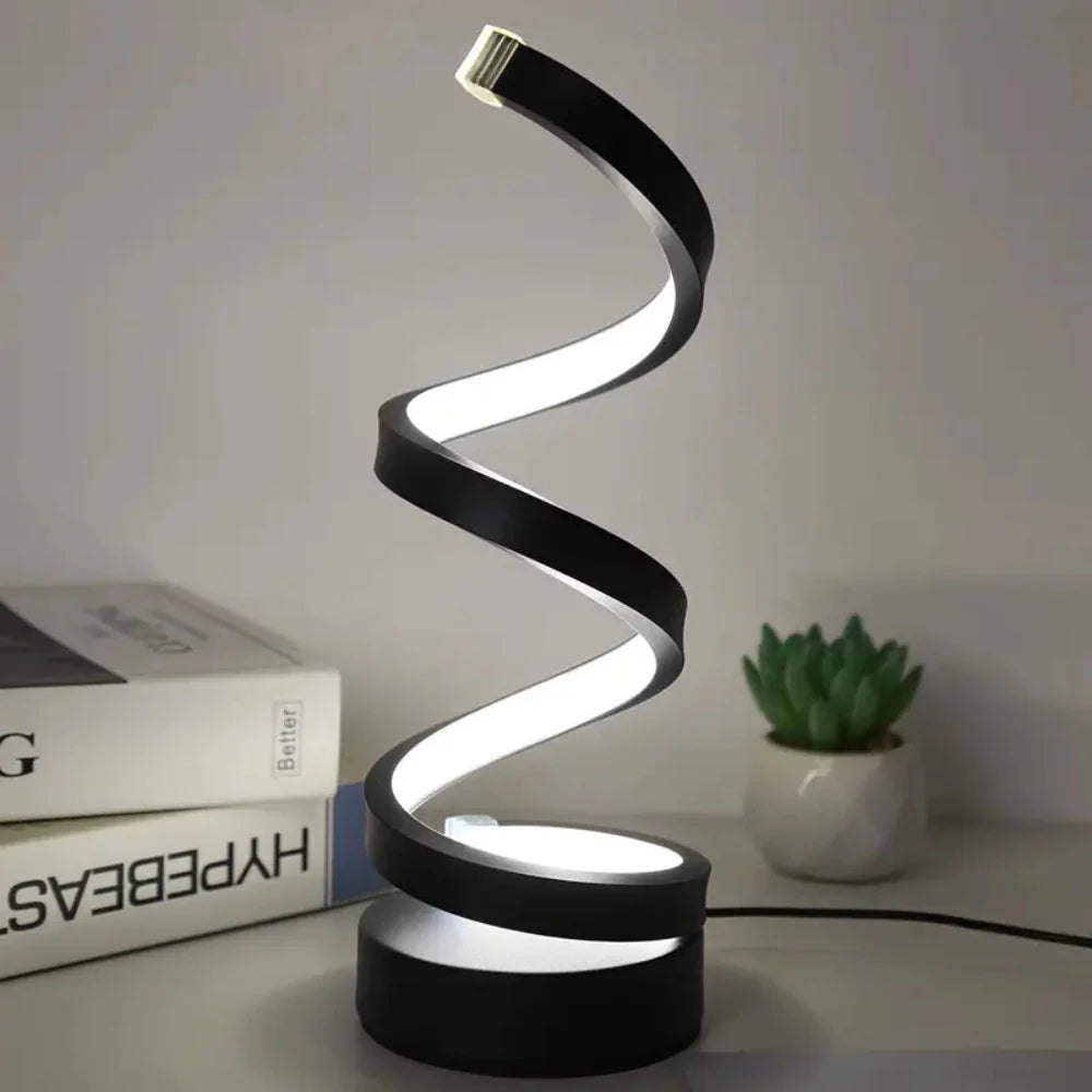 LED Tafellamp Dimbaar Modern Spiraalvorm