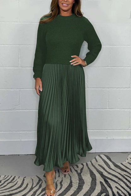 Tea™ – Dames Jurk met Flatterende Pasvorm en Elegant Trui-en-Rok Design