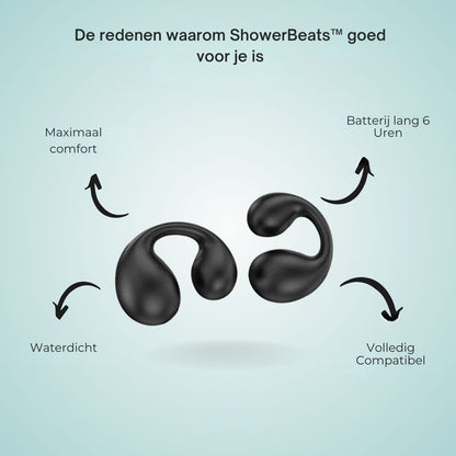 Waterdichte Bluetooth Oordopjes voor Sport en Douche IPX7