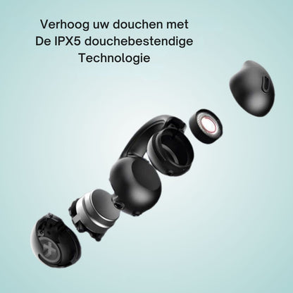 Waterdichte Bluetooth Oordopjes voor Sport en Douche IPX7