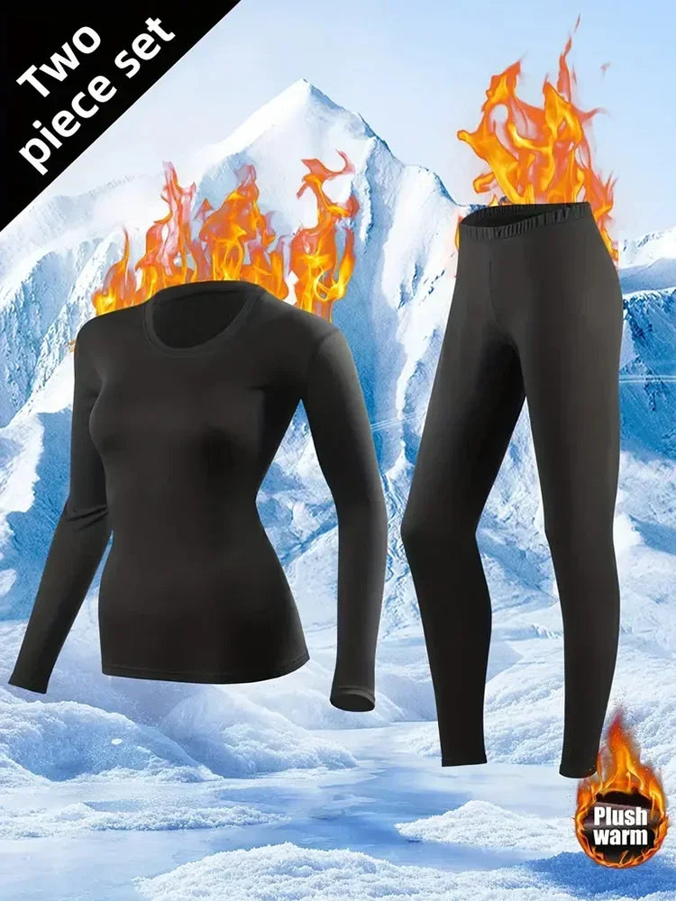 Dames Thermisch Ondergoed Lang Model Warm en Comfortabel