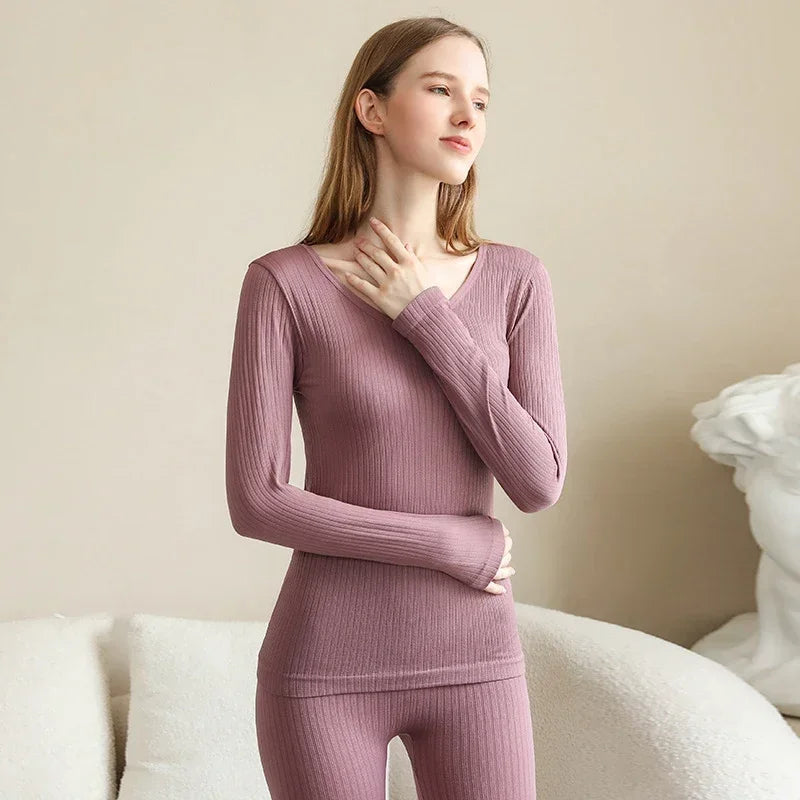 Dames Thermisch Ondergoed Lang Model Warm en Comfortabel