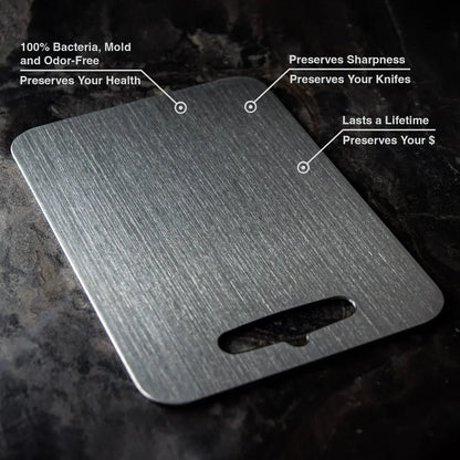 TitanShield™ – Jouw Professionele Titanium Snijplank voor Maximale Hygiëne