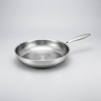 Titanium | Gehämmerte Bratpfanne mit Antihaftbeschichtung | Induktionskompatibel für müheloses Kochen 9