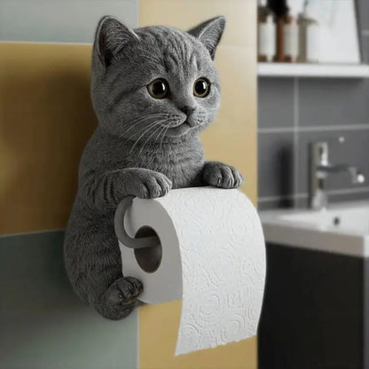 Katten Toiletpapierhouder Hars Wanddecoratie Speels