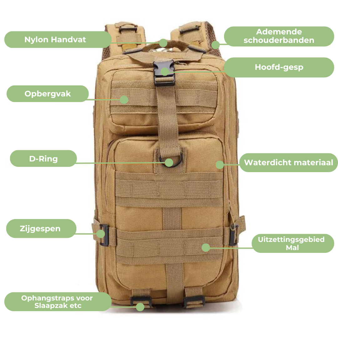Tactische Rugzak Waterdicht Outdoor Rugzak voor Mannen