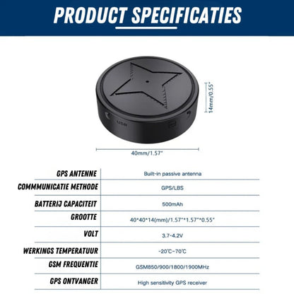GPS Tracker Voertuig Volgsysteem Magnetisch en Compact
