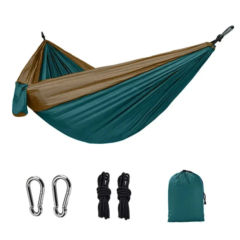 TrailNest – Outdoor Hangmat van Parachutestof – 1 Persoon, Draagbaar 2
