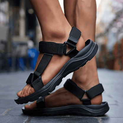 TrailNova™ – Heren Outdoor Sandalen met Verstelbare Klittenband en Schokabsorberende Zolen-1