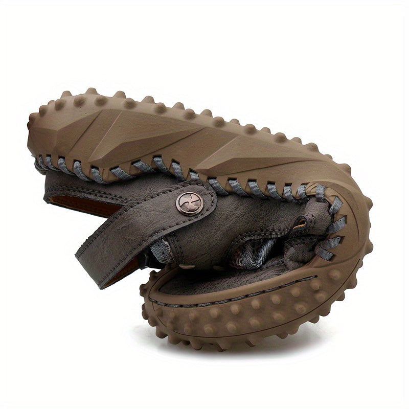 TrailStep™ – Heren Sandalen Leer Met Comfortabel Voetbed & Slipweerstand-6
