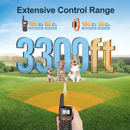TrainPro™ Elektronische Honden Trainingshalsband | Met Afstandsbediening