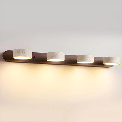 Wandlamp Travertin Duo Beugel Modern Natuurlijk Design