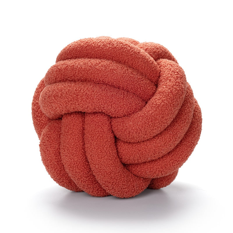 Kussen van Katoen Fleece met 3 Knopen Zacht en Warm