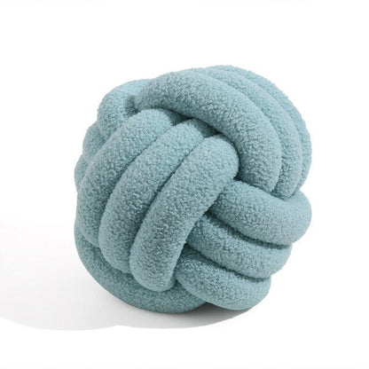 Kussen van Katoen Fleece met 3 Knopen Zacht en Warm