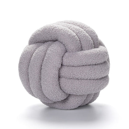 Kussen van Katoen Fleece met 3 Knopen Zacht en Warm