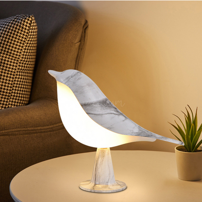 LED Nachtlampje Oplaadbaar met Aanraakschakelaar en Vogel Design