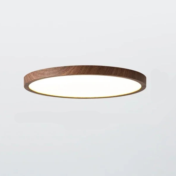 LED Plafondlamp Dimbaar met Verstelbare Armatuur in Warme Houtlook - Velinix