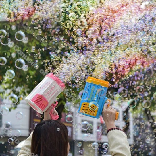 LED Bellenblaas Pistool voor Kinderen met Kleurrijke Bellen