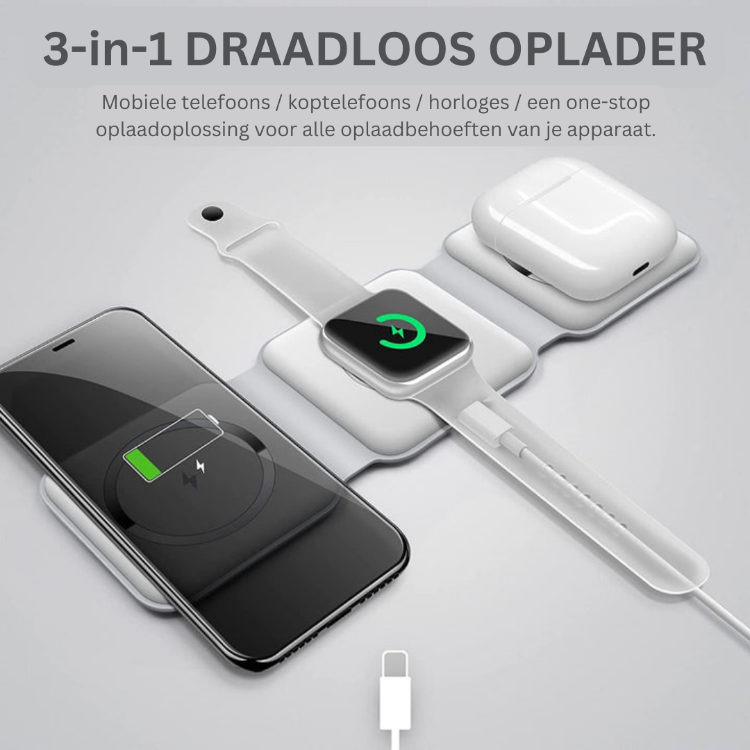 Wireless Oplader ChargePad Pro voor Alle Telefoons