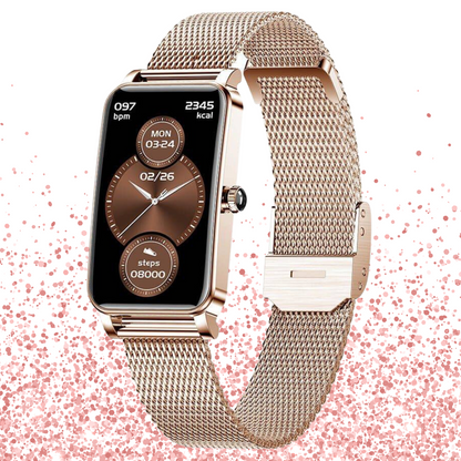 Ultra-elegante smartwatch voor dames - Gezondheid, fitness en stijl voor elke dag 1