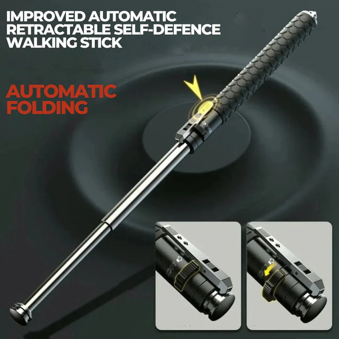 Wandelstok met Pepperspray en Alarmfunctie