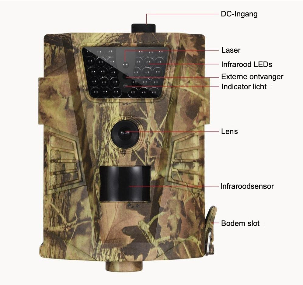 Wi-Fi Wildlife Camera Outdoor Bewegingsdetectie
