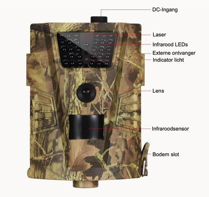Wi-Fi Wildlife Camera Outdoor Bewegingsdetectie