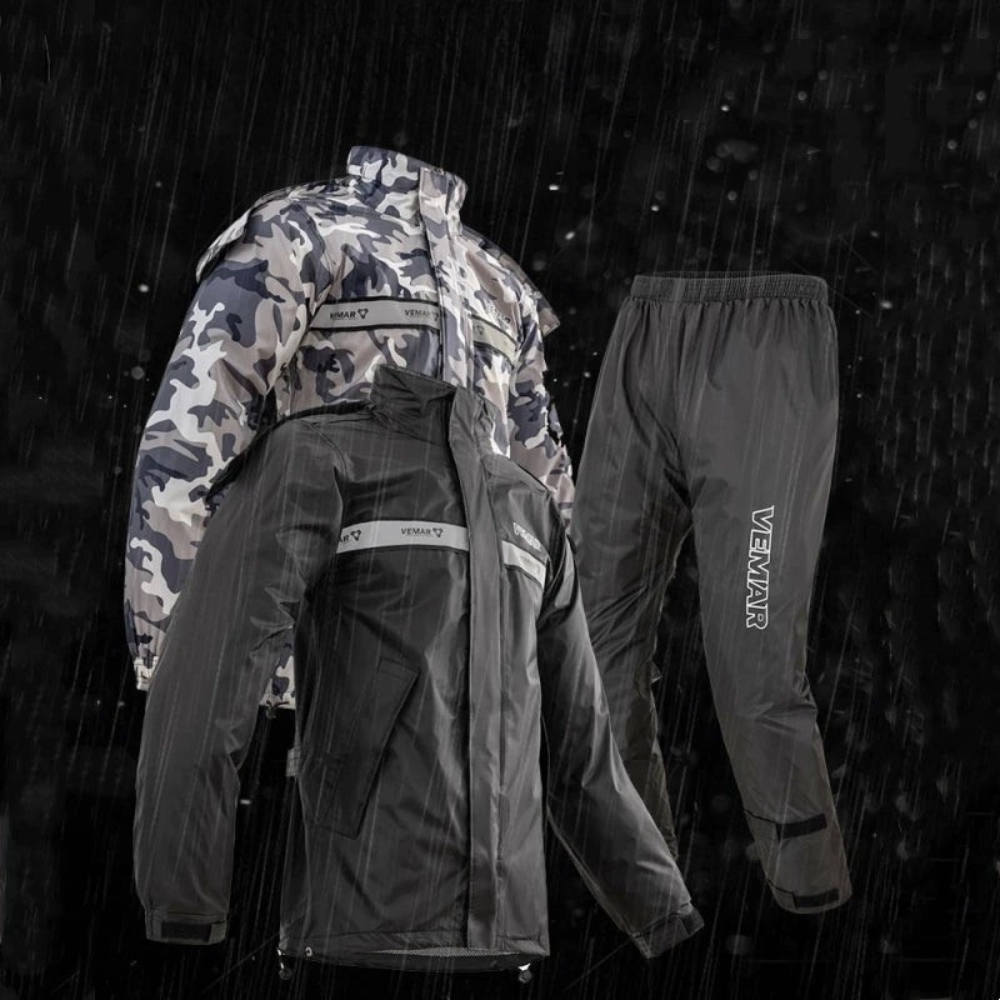 Waterdicht Motorpak Unisex Regenjas met Kap