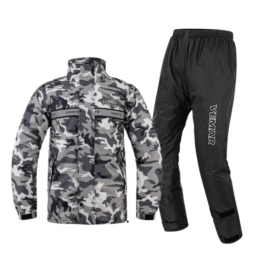 Waterdicht Motorpak Unisex Regenjas met Kap - Velinix