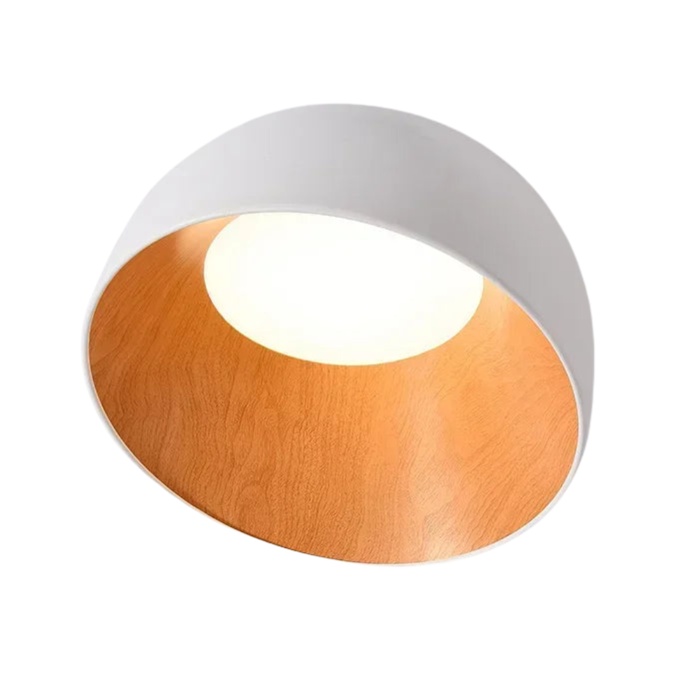 Houten LED Plafondlamp Scandinavisch Design voor Slaapkamer