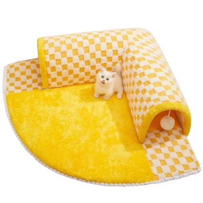 Kattenhuis Tunnel Zacht Speelhuis voor Katten - Velinix