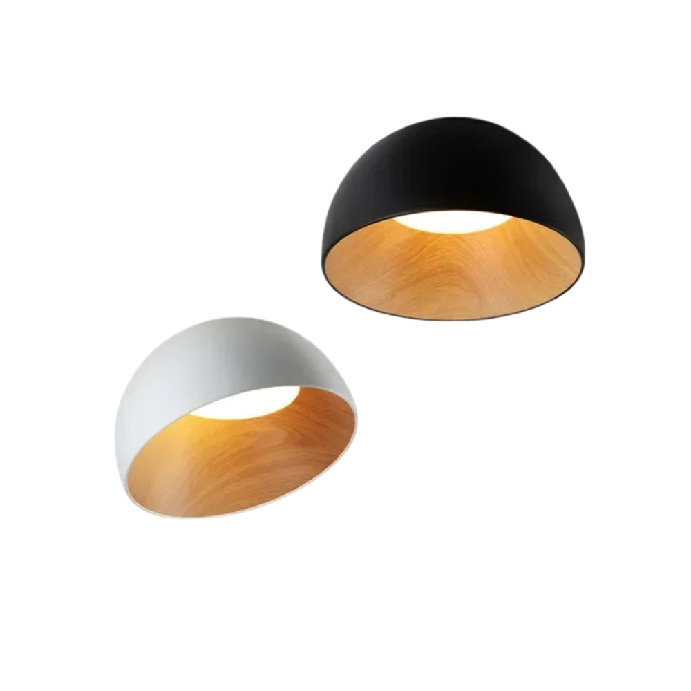 Houten LED Plafondlamp Scandinavisch Design voor Slaapkamer - Velinix