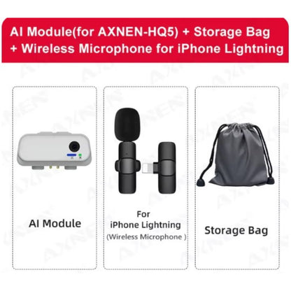 Microfoon voor Video's, HQ5 USB Microfoon met Hoge Kwaliteit Geluid