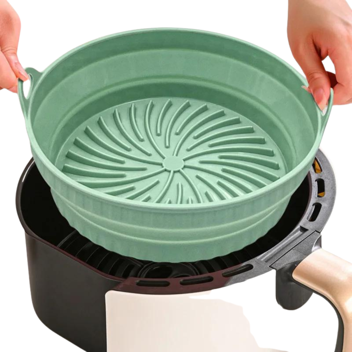 Siliconen Grillpan Oven en Airfryer Schoonhoudend - Velinix