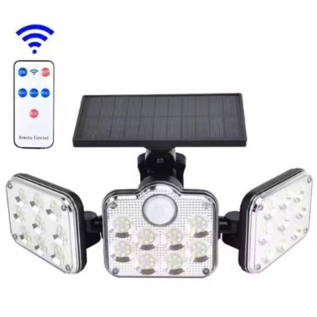 LED Solar Wandlamp Drievoudige Verlichting voor Buiten - Velinix