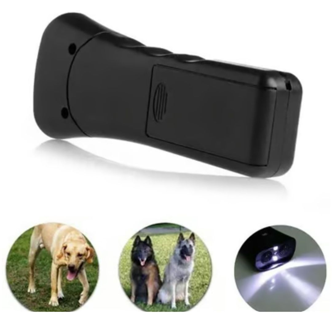 Huisdier Trainer met LED Zaklamp Ultrasone Geluiden - Velinix
