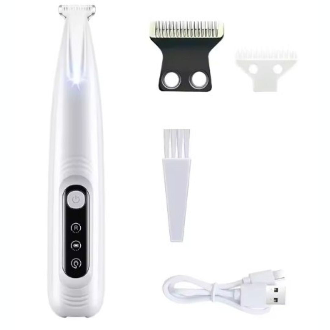 Waterdichte Hondentondeuse met LED-lamp voor Dierenhaar Knippen - Velinix