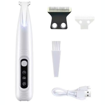 Waterdichte Hondentondeuse met LED-lamp voor Dierenhaar Knippen - Velinix