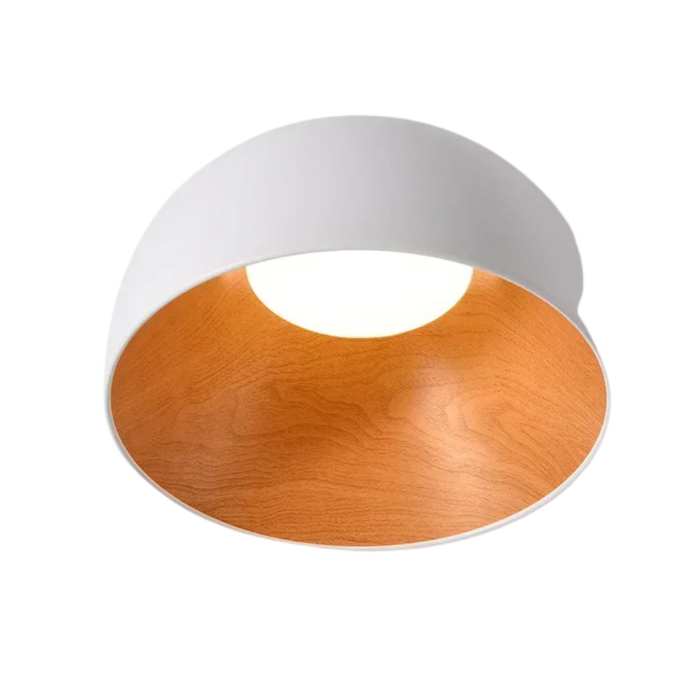 Houten LED Plafondlamp Scandinavisch Design voor Slaapkamer