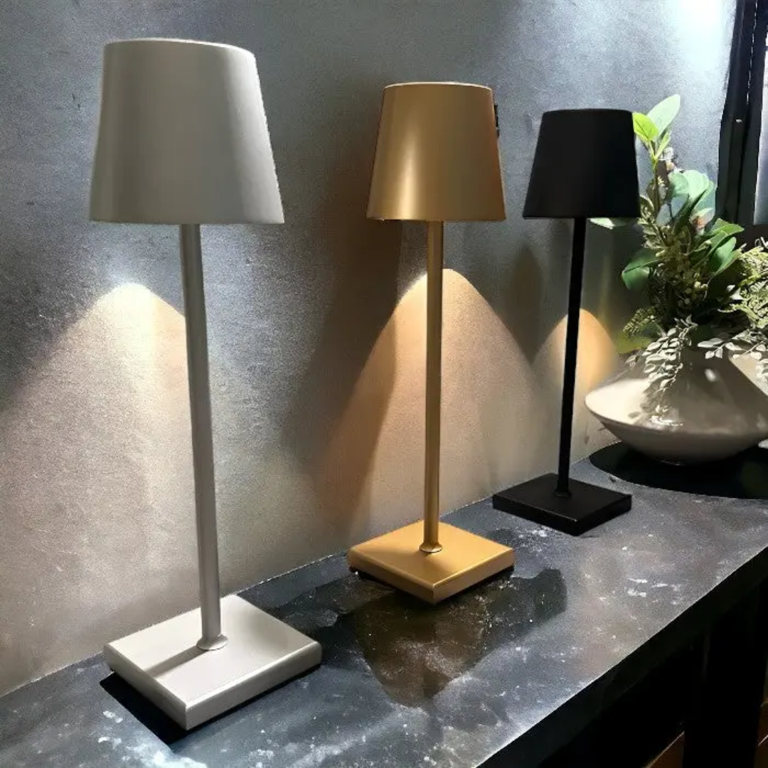 Draadloze LED Tafellamp Oplaadbaar Scandinavisch Design - Velinix