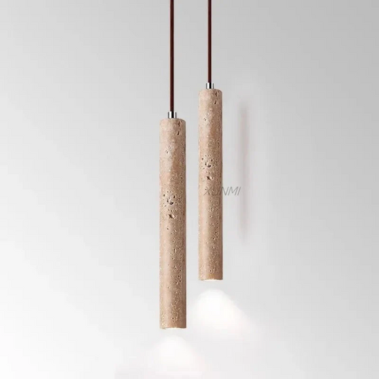 LED Kroonluchter Travertijn Modern Minimale Stijl - Velinix
