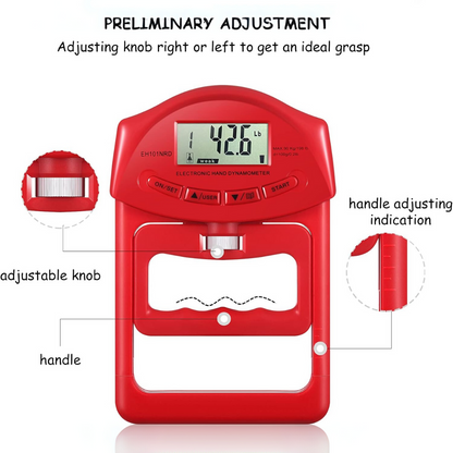 Handkrachtmeter Digitale Gripmeter tot 90 kg Nauwkeurig